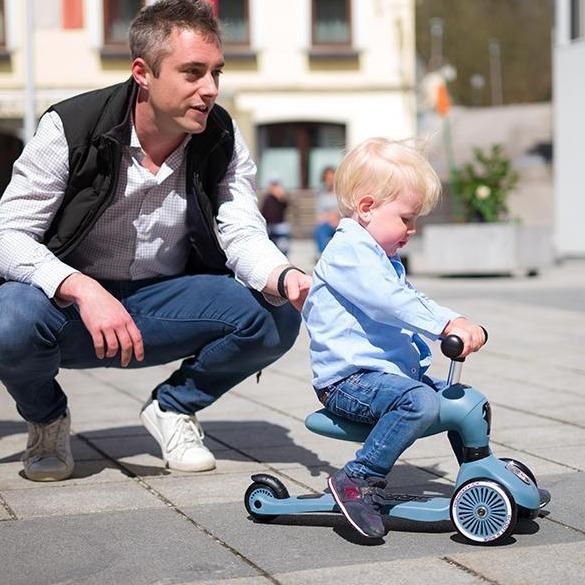 SCOOT AND RIDE Decoración Scooter 2 en 1 Highwaykick 1 Acero