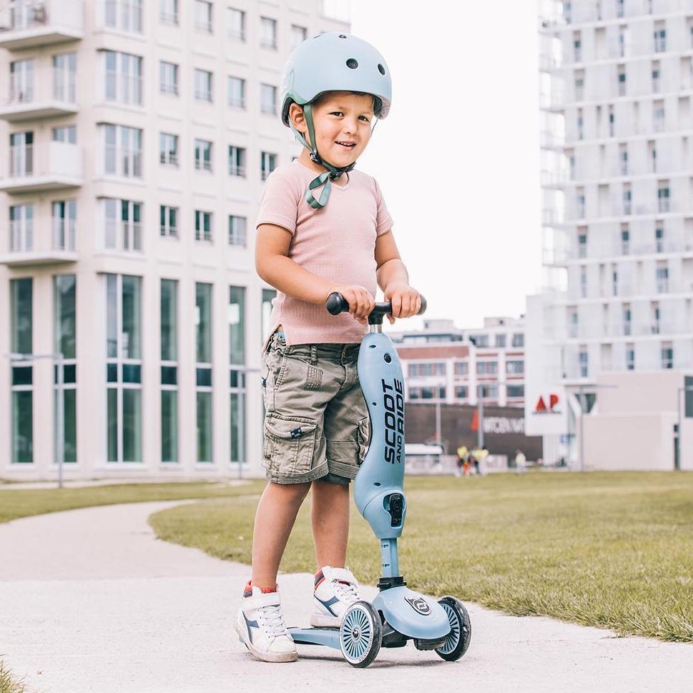 SCOOT AND RIDE Decoración Scooter 2 en 1 Highwaykick 1 Acero