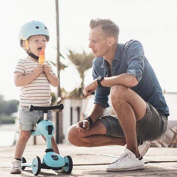 SCOOT AND RIDE Scooter 2 en 1 Highwaykick 1 Blueberry SCOOTER-BLUEBERRY