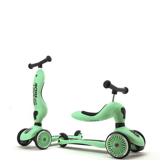 SCOOT AND RIDE Scooter Scooter 2 en 1 Highway Kick 1 Kiwi S219
