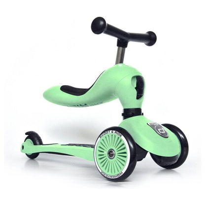 SCOOT AND RIDE Scooter Scooter 2 en 1 Highway Kick 1 Kiwi S219