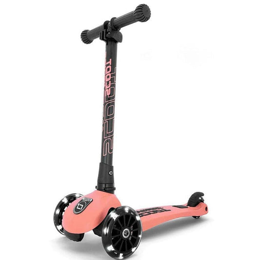 SCOOT AND RIDE Scooter Scooter Highway Kick 3 LED Peach S223