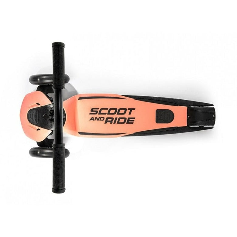 SCOOT AND RIDE Scooter Scooter Highway Kick 5 Peach LED S247