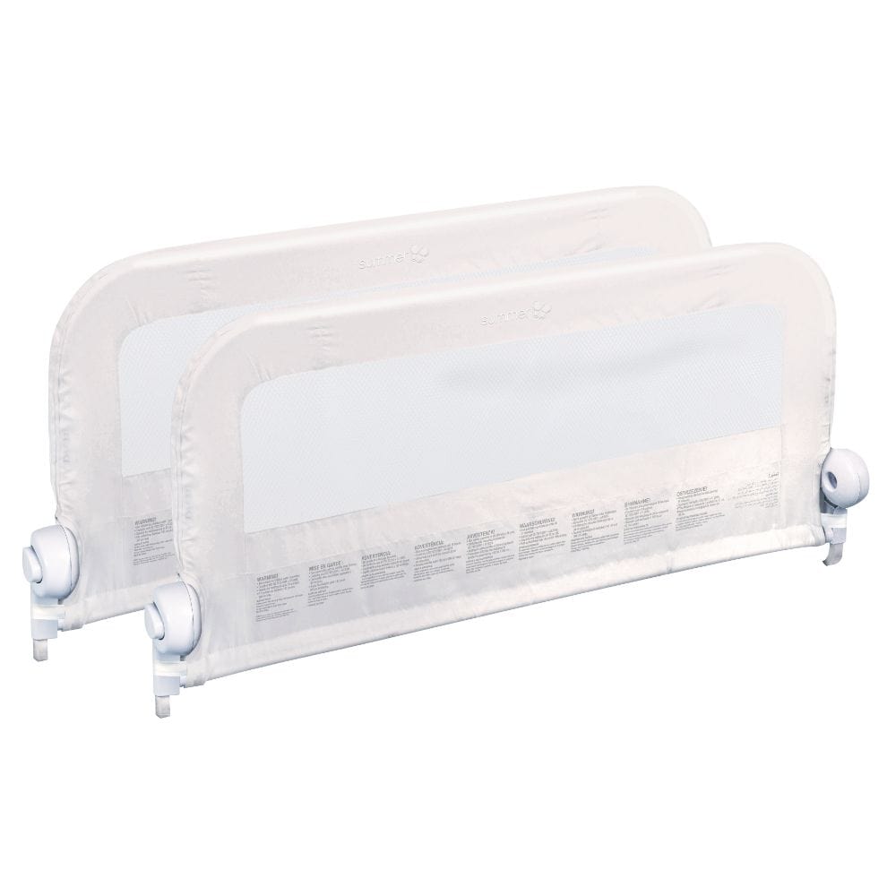 SUMMER Seguridad Baranda de cama doble Grow with me blanca SUMMER