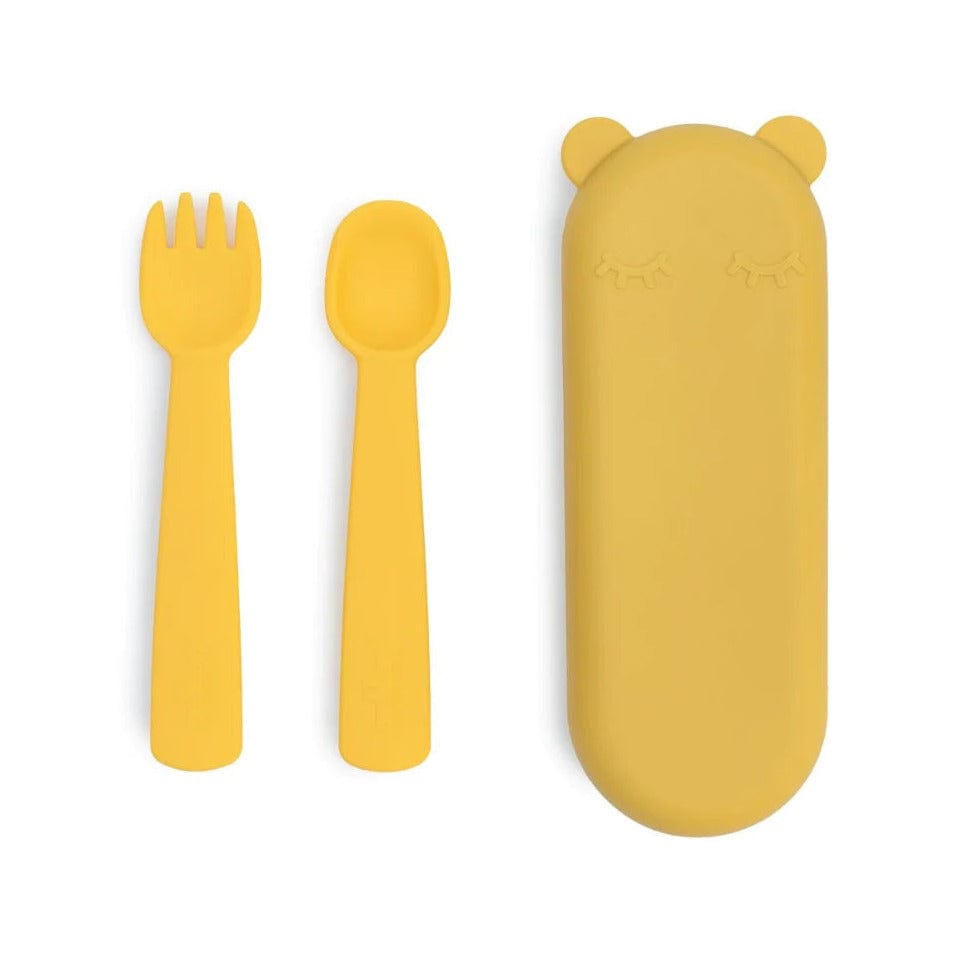 WE MIGHT BE TINY Alimentación Cubiertos con caja Amarillo TIFF01