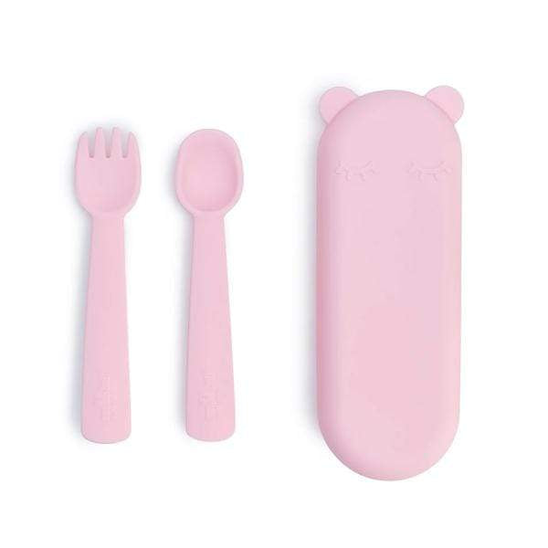 WE MINGHT BE TINY Alimentación Cubiertos con caja Rosa pastel TIFF02