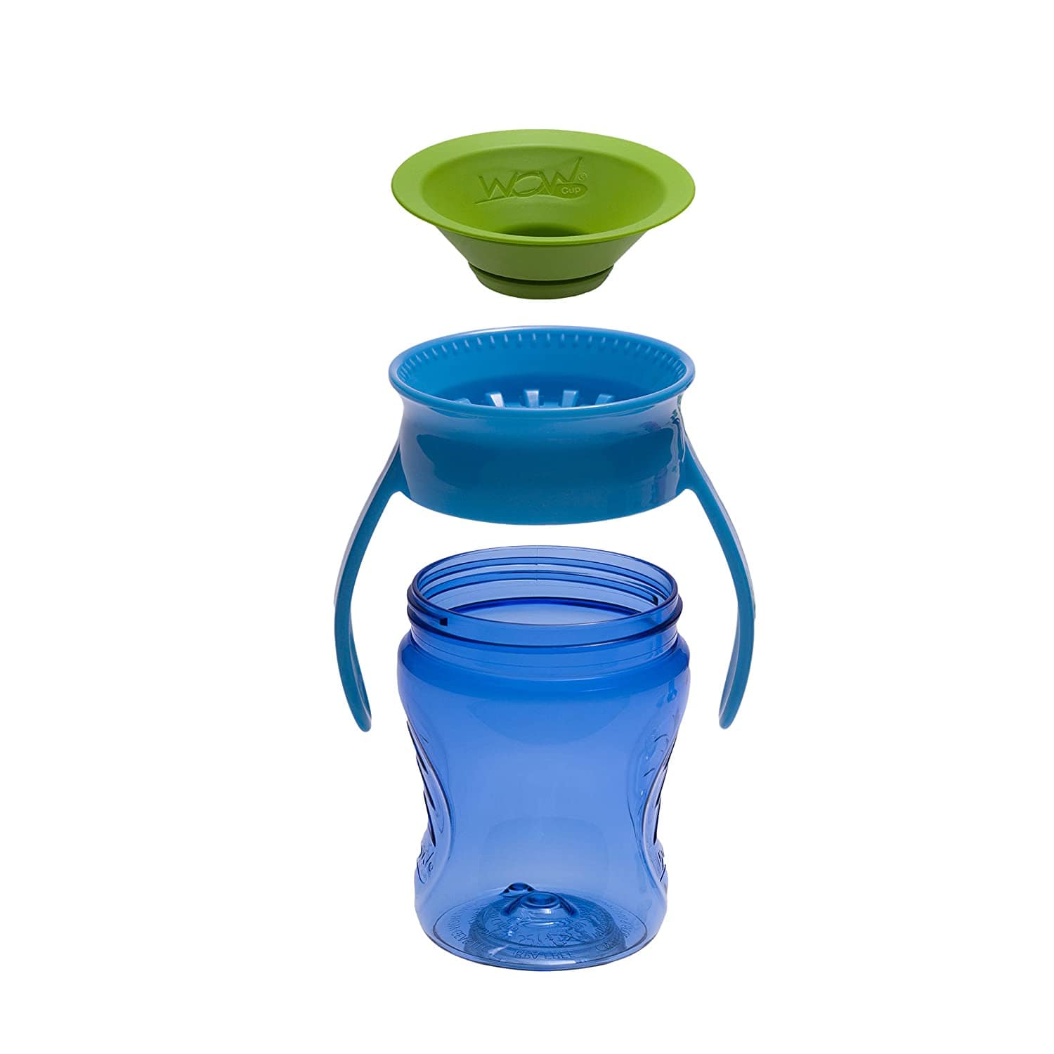 WOW CUP Alimentación Vaso Antiderrame Baby Tritan Azul 132
