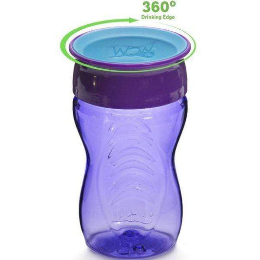 WOW CUP Alimentación Vaso antiderrame tritan morado, Wow Cup 243