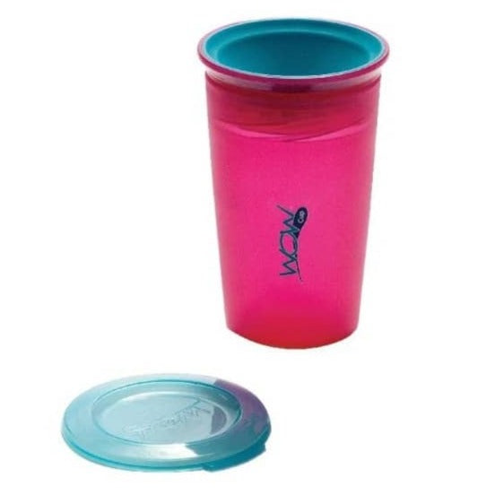 WOW CUP Alimentación Vaso Wow Cup Antiderrame Rosado 266 ml. JUICY ROSADO
